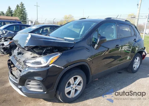 2022 Chevrolet Trax Awd Lt из США, поврежденный, VIN KL7CJPSM8NB565978
